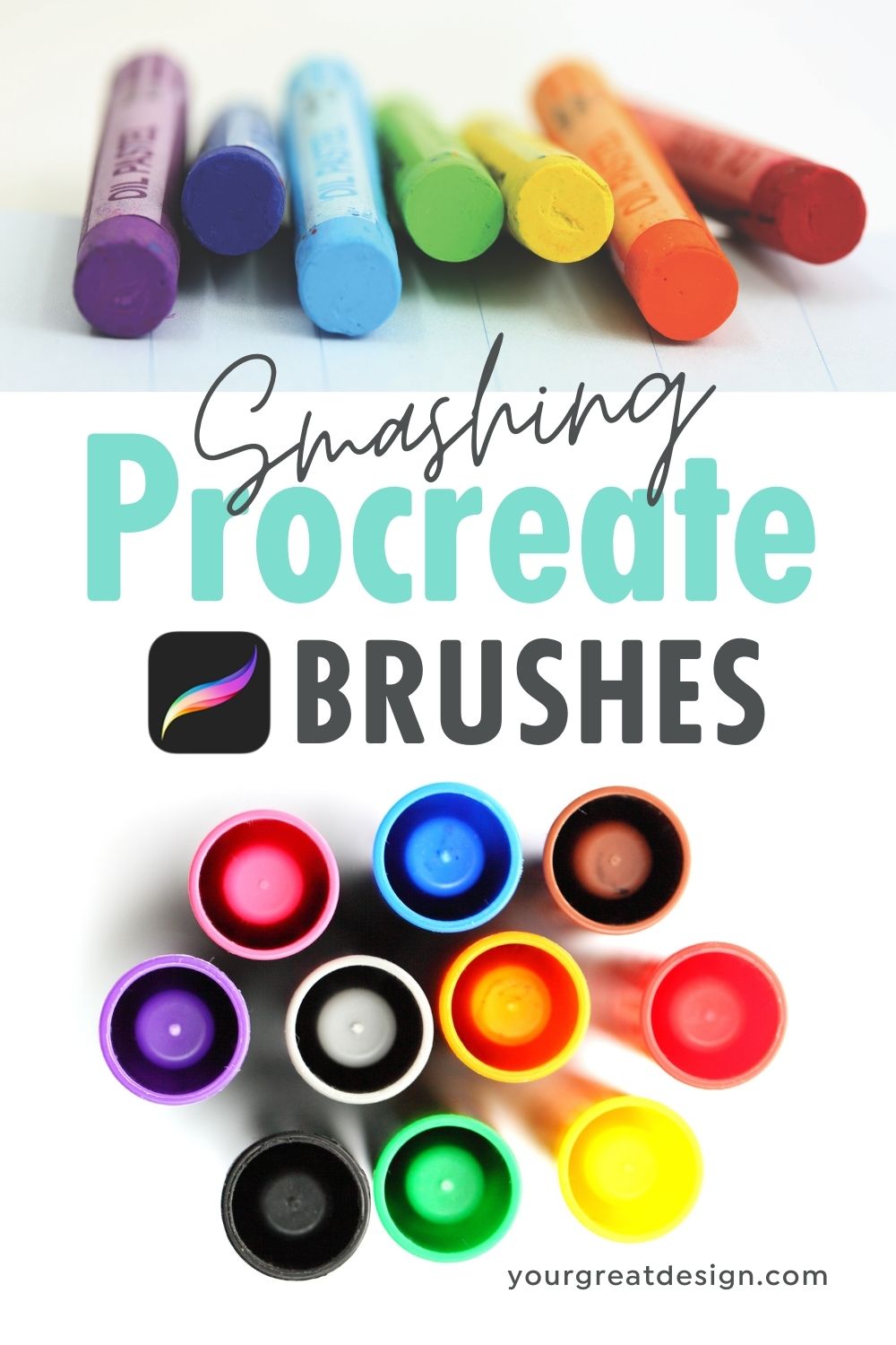 Stunning Procreate brushes – Copic, halftone, watercolor, chalk, light