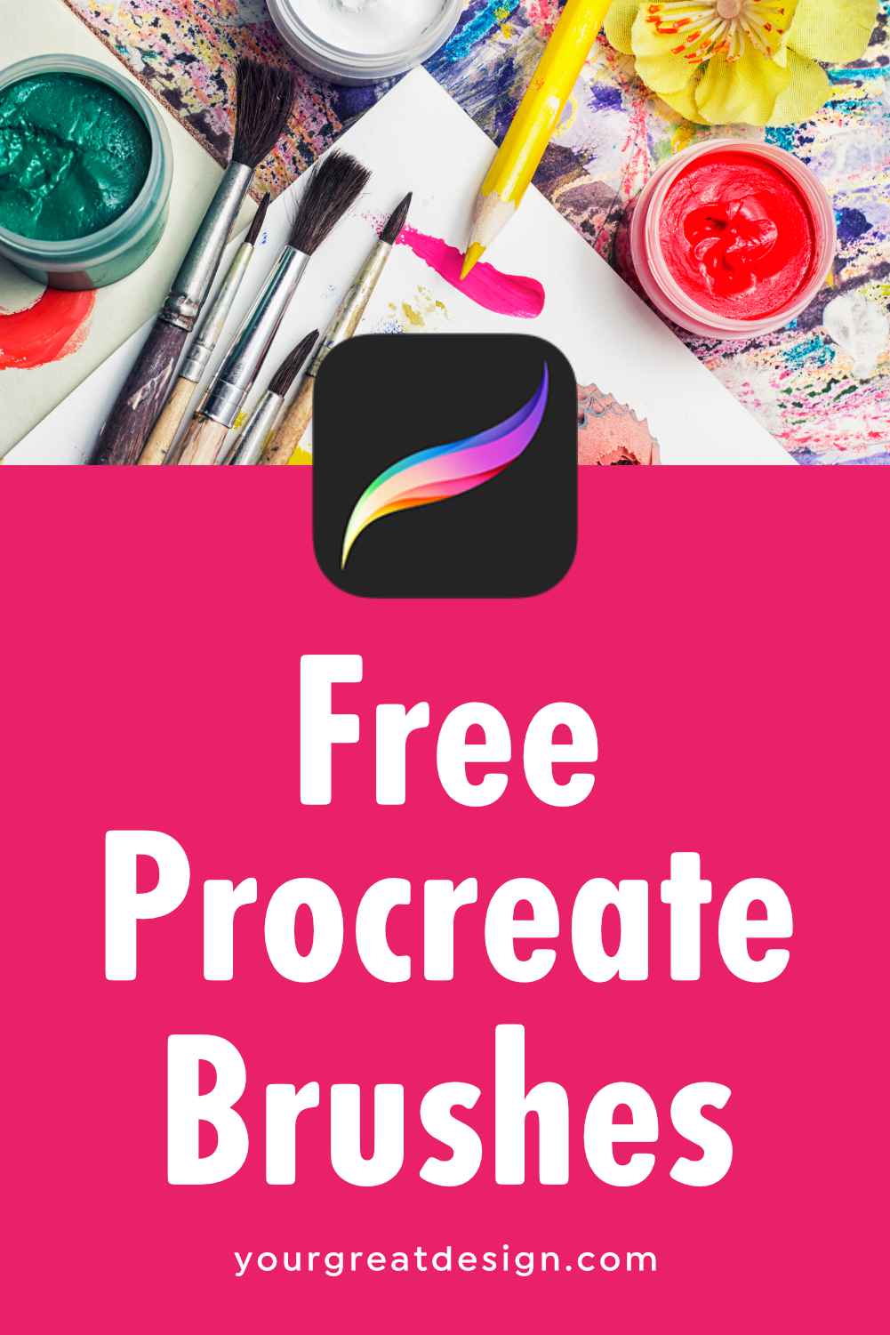 flat procreate brush free