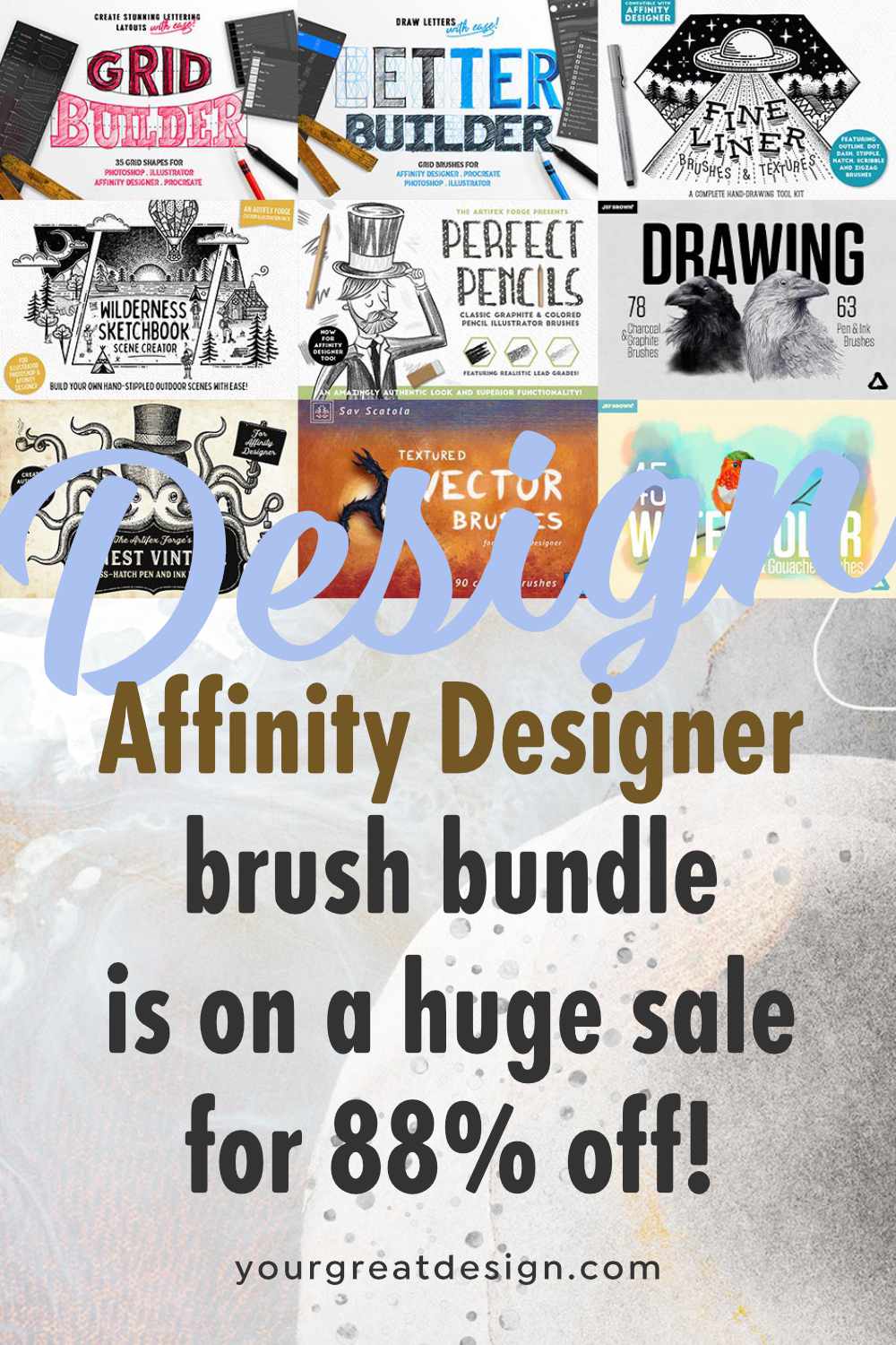 The Affinity Designer Brush Bundle Is On A Huge Sale For 88 Off