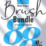 The Affinity Designer brush bundle is on a huge sale for 88% off!