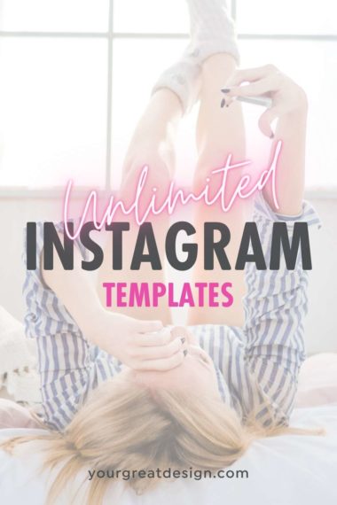 get unlimited instagram posts stories templates from envato-elements