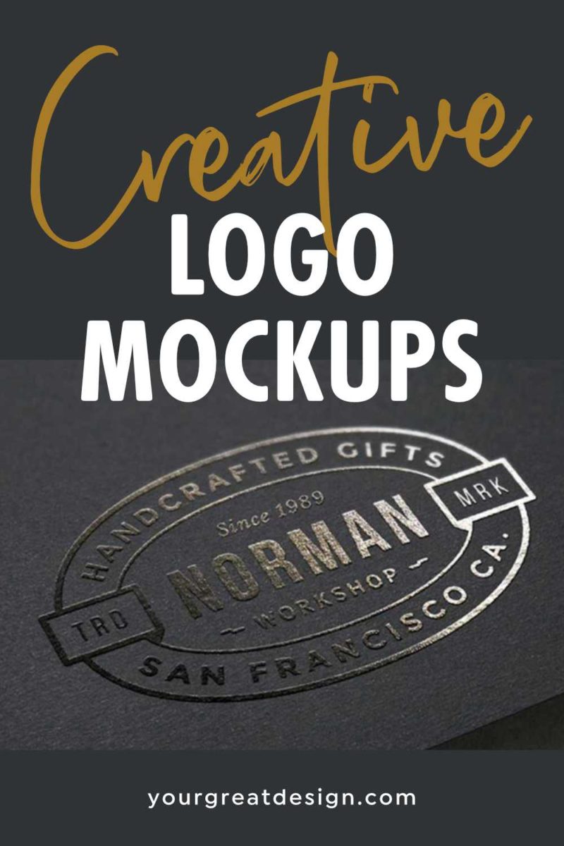 Download Creative Logo Mockups to use when proposing a logo - for crowdsourcing projects and creating ...