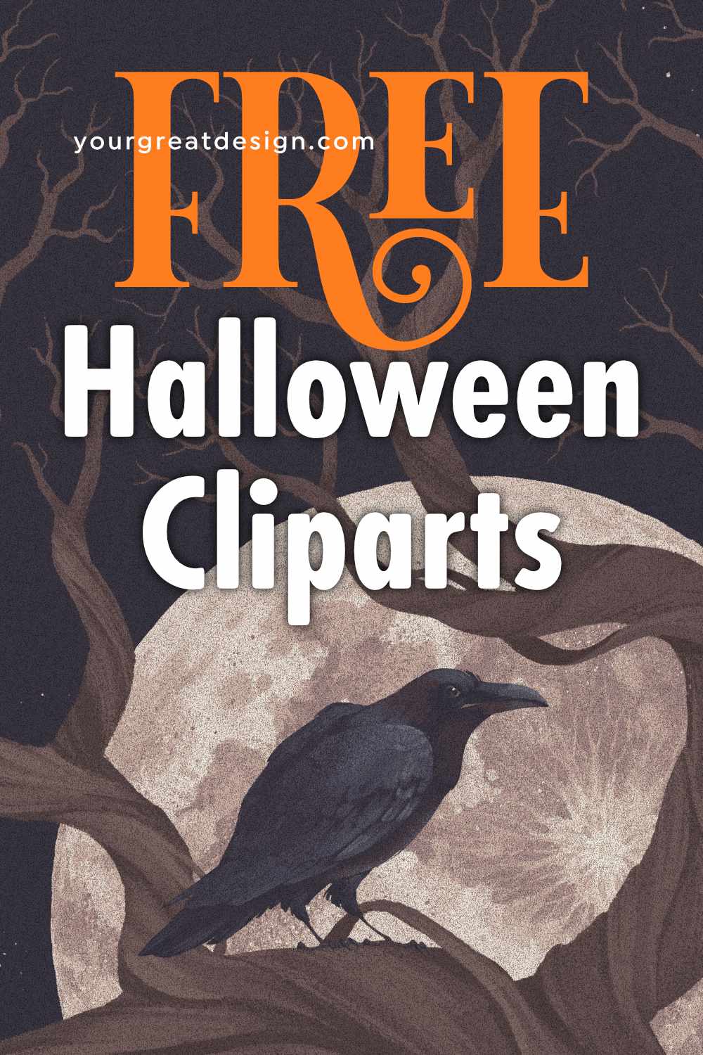 Halloween free spooky clipart & design resource 2020