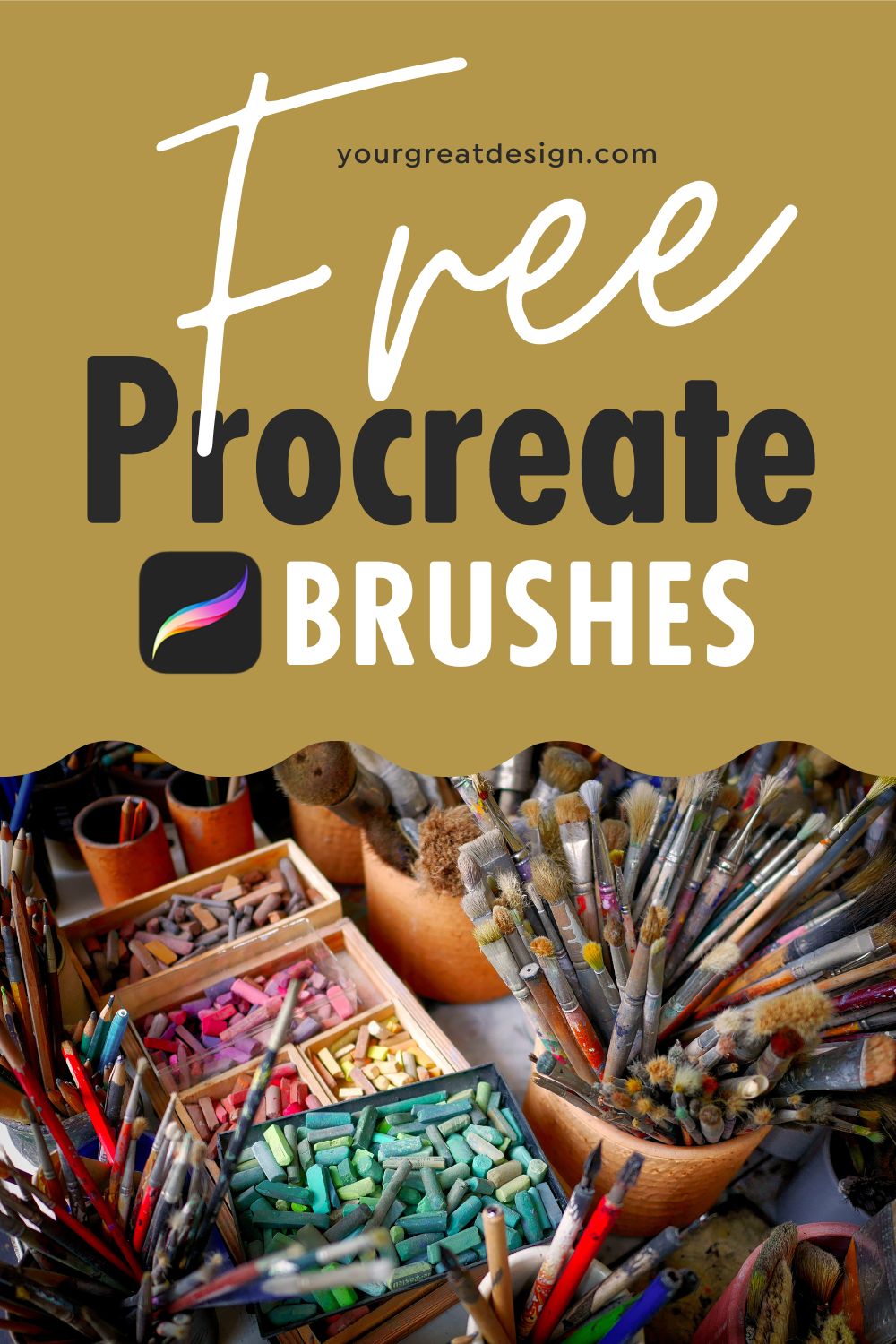 Free Procreate brushes Ready to download and use now! Your Great Design