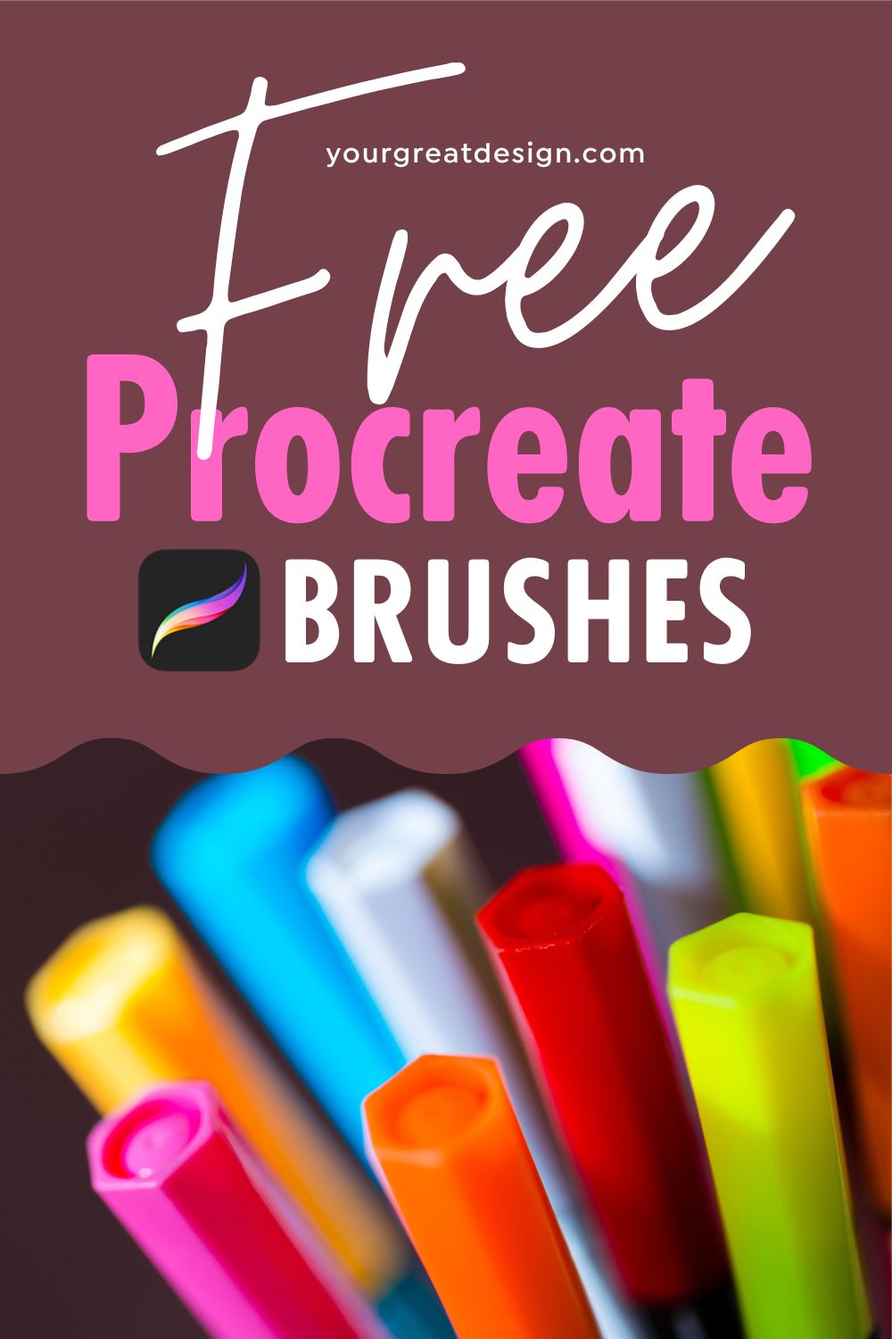 Free Procreate brushes Ready to download and use now! Your Great Design