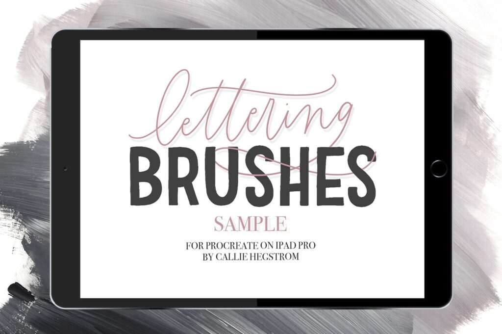 Free: 12 iPad Brushes For Procreate Sample
