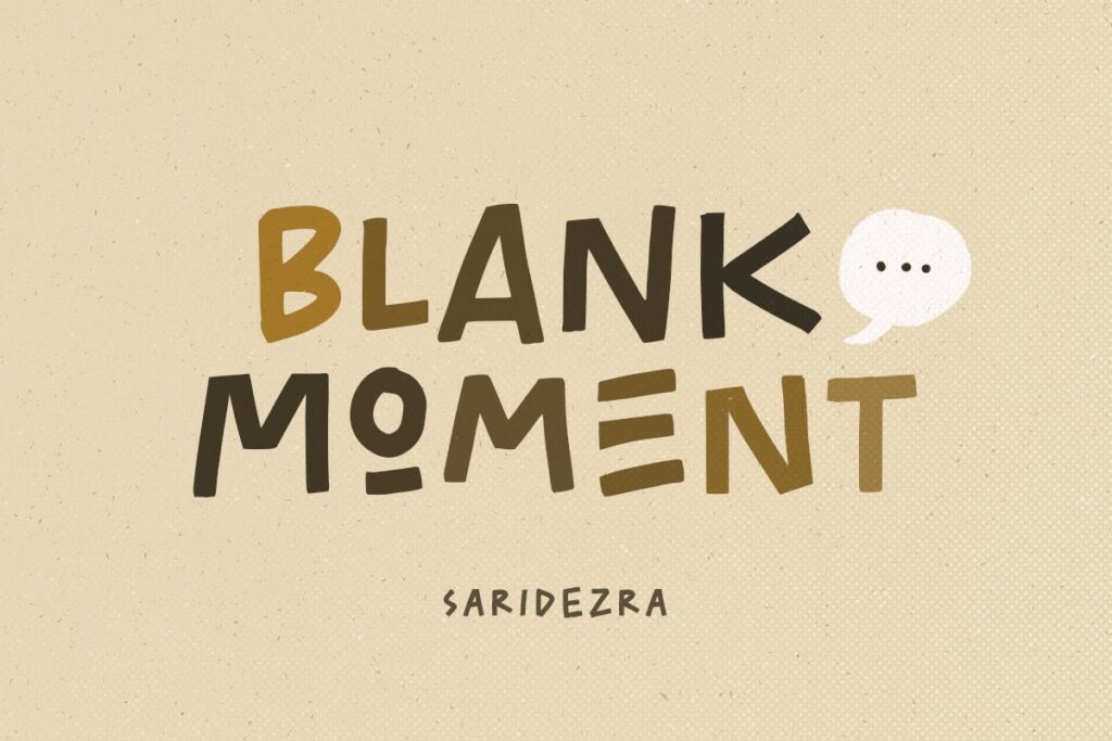 Blank Moment - Quotable Font
