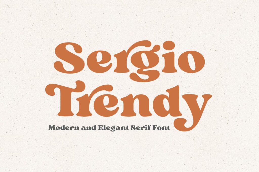Sergio Trendy Serif Font
