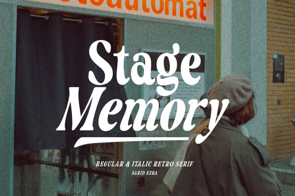 Stage Memory - Regular & Italic Retro Serif
