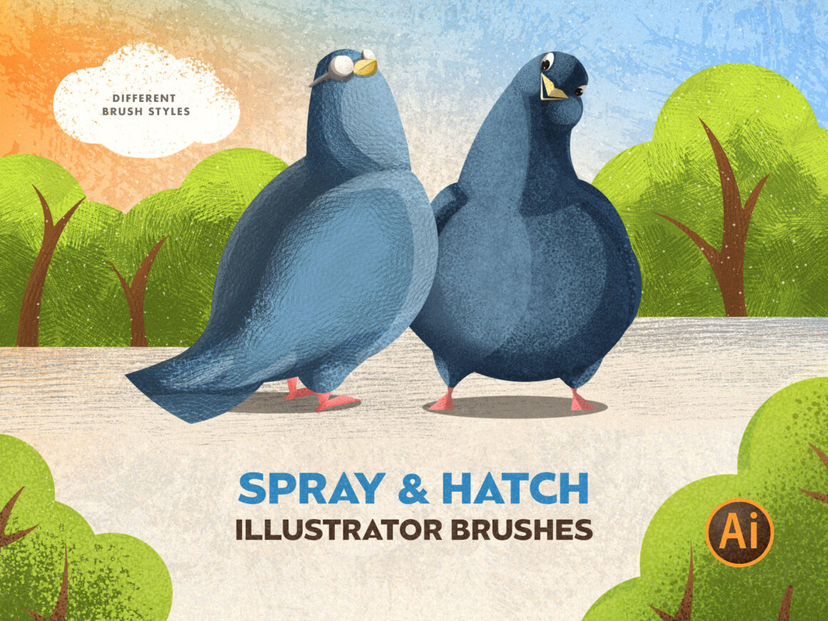 download brush spray illustrator