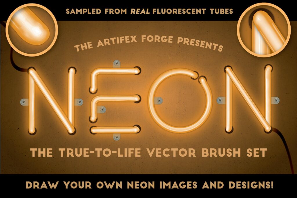 Neon - Realistic Brush Set
