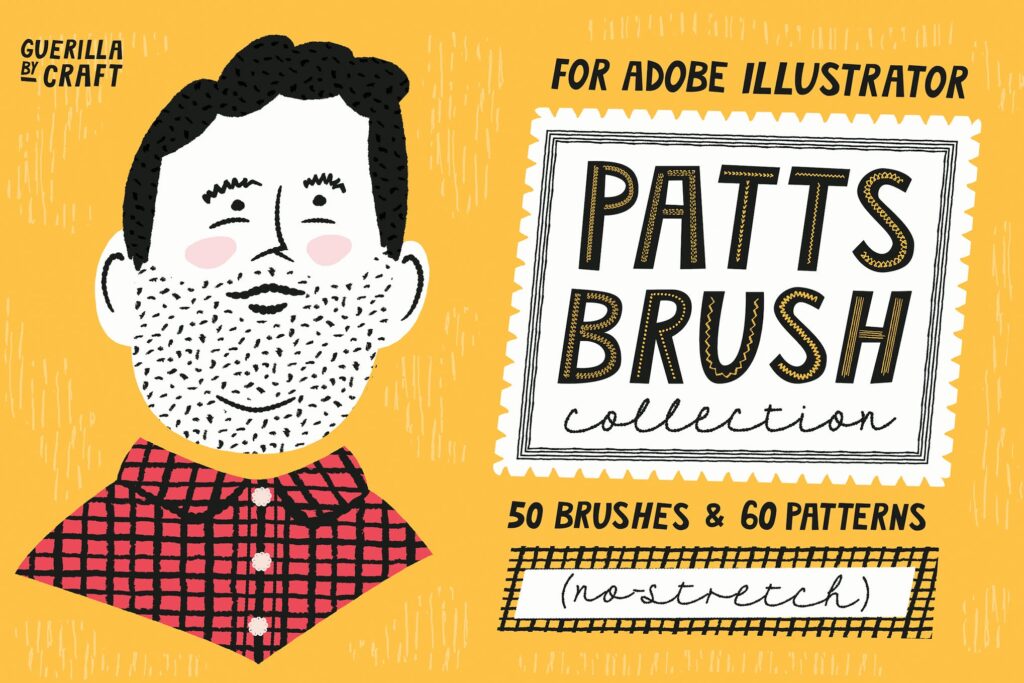 Patts Brush Collection for Adobe Illustrator
