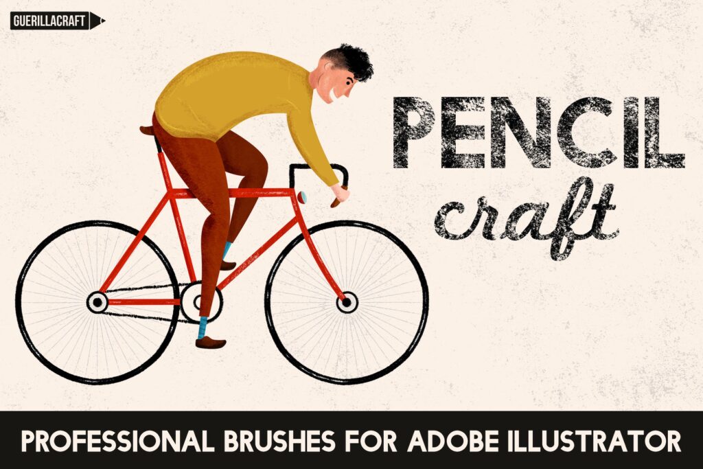 Pencilcraft Brushes for Adobe Illustrator
