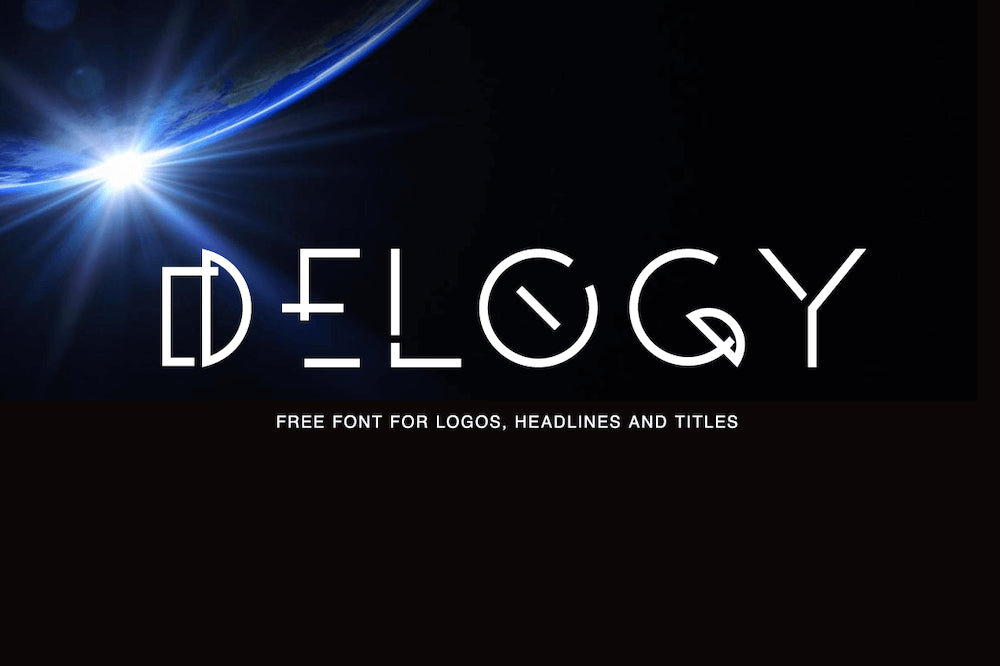 Delogy - Free Display Font
