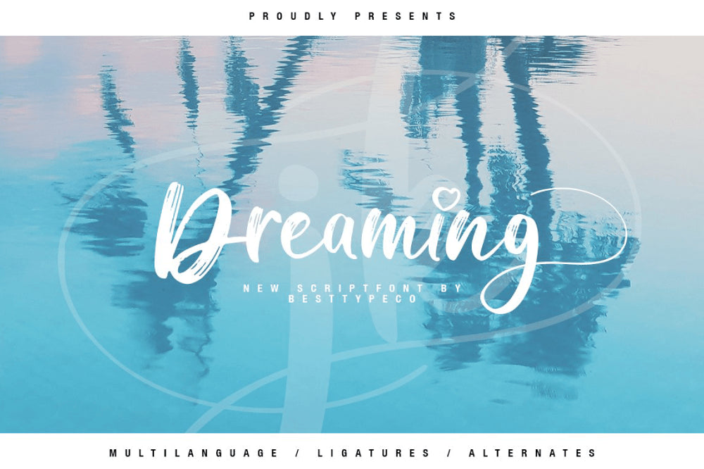 Dreaming - Free Textured Script Font
