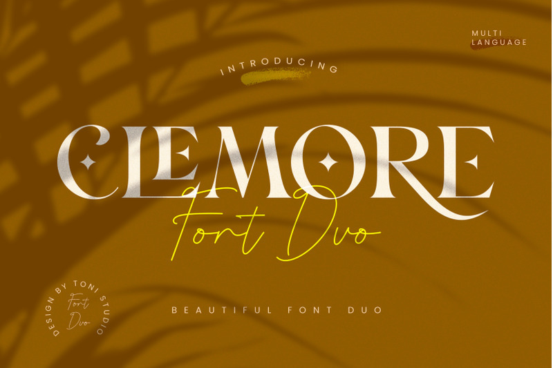 FREE Clemore Font Duo Font
