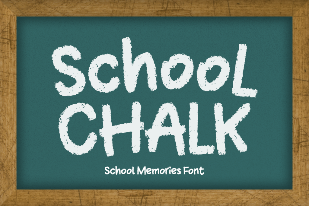 School Chalk Font
